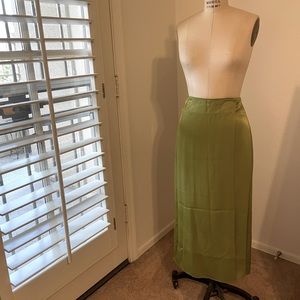 Beautiful lime green Mango skirt